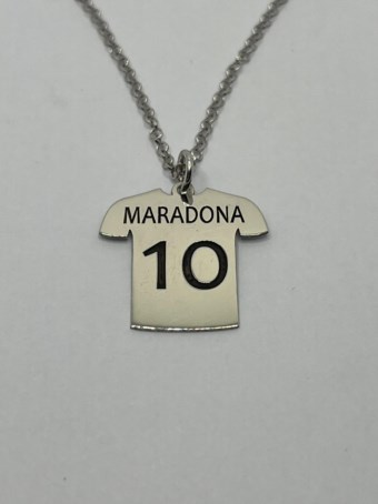 siciliano gioielli NAPOLI ciondolo maradona argento