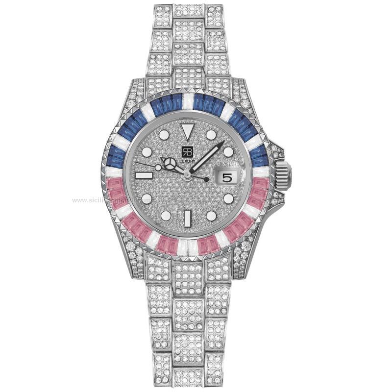 Orologio Quarzo Unisex Renato Balestra Luxury Luxury Rbl11 Solo tempo 42 mm  Acciaio - Gioielleria Siciliano